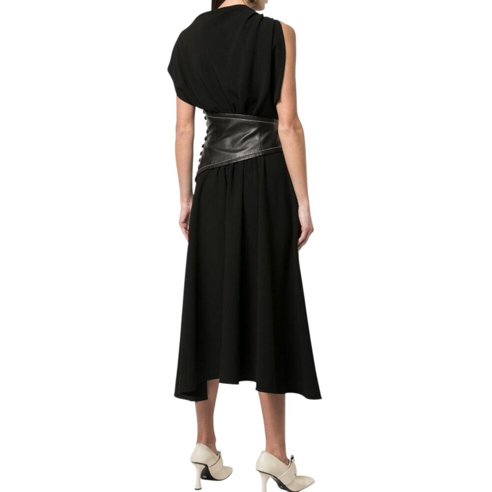 PROENZA SCHOULER CREPE ASYMMETRICAL DRESS SIZE 8 NEW - Picture 11 of 13